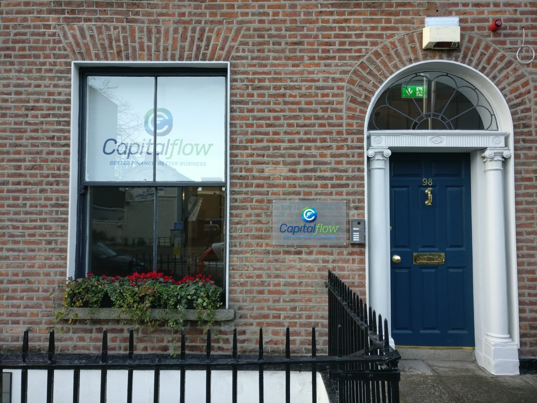 Capitalflow office front door